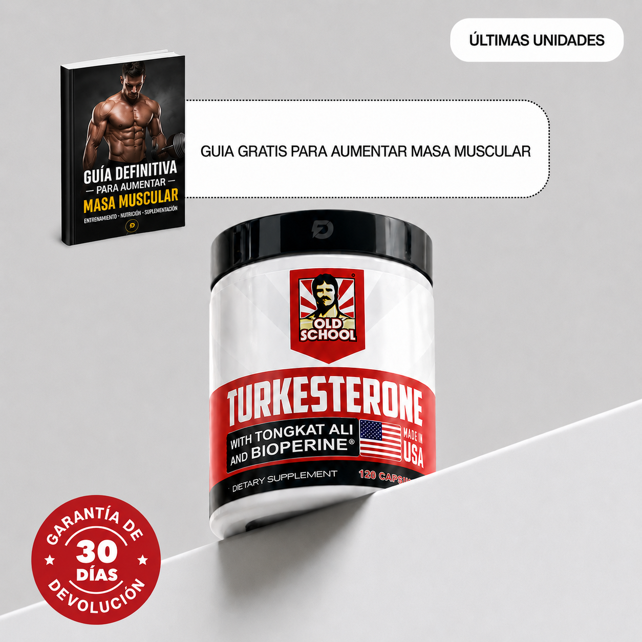 TURKESTERONE- Recupera y Crece Más Fuerte