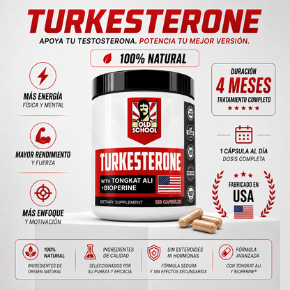TURKESTERONE- Recupera y Crece Más Fuerte