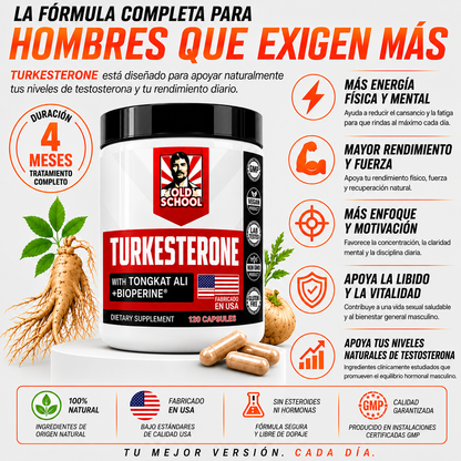 TURKESTERONE- Recupera y Crece Más Fuerte
