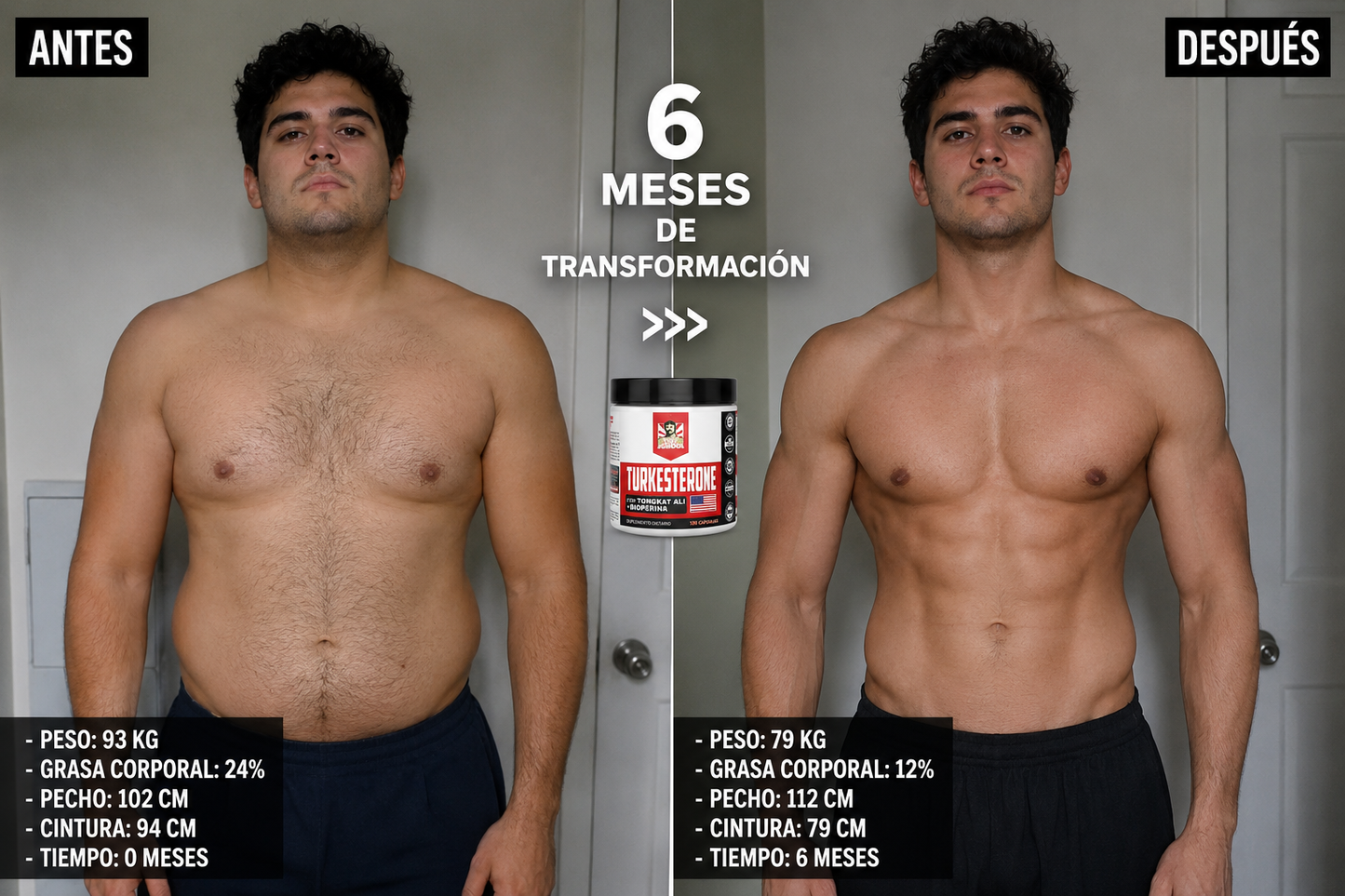 TURKESTERONE- Recupera y Crece Más Fuerte