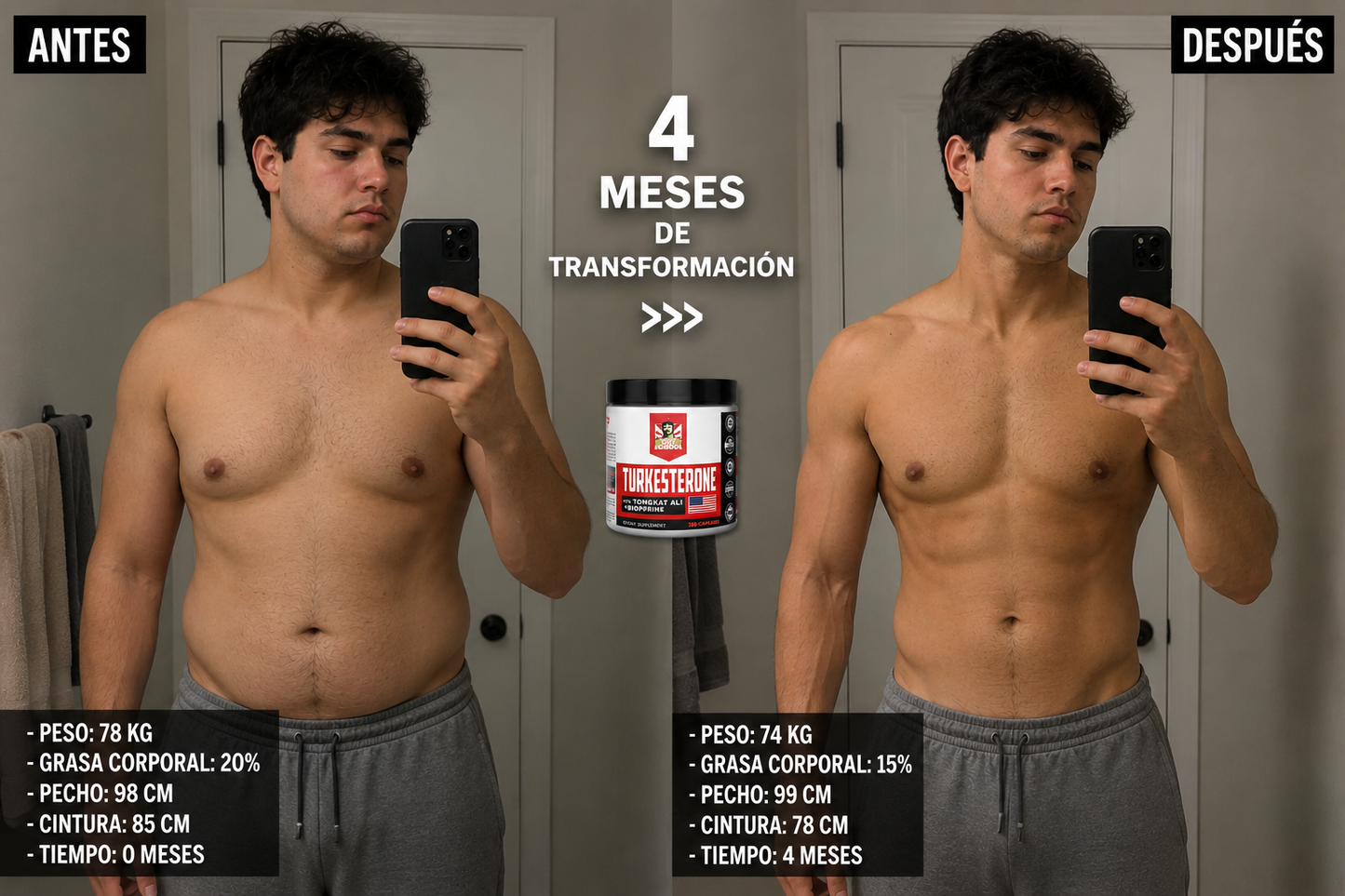 TURKESTERONE- Recupera y Crece Más Fuerte