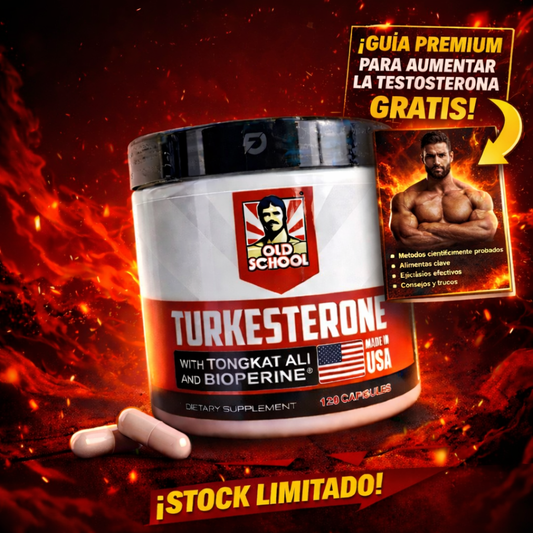 TURKESTERONE Cápsulas-🔥 Recupera y Crece Más Fuerte+Guía GRATIS digital de regalo